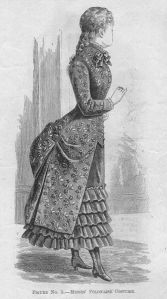 Misses' Polonaise Costume, from Butterick's Delineator, September 1883